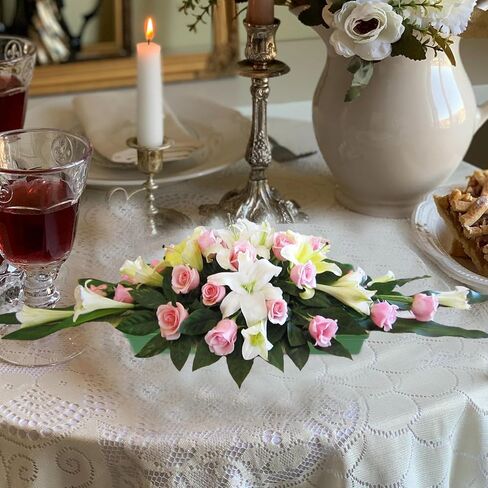 10pcs Floral Foam Trays for Flower Arrangement, Rectangle Floral Foam Holder, Plastic Mud Fixing Plates Flower Bowls for Centerpieces, Festival Wedding Party Decoration, 10.22x4.72x1.57in in Saudi Arabia