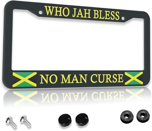 Black American Flag License Plate Frame for Women and Men 1 Pcs Personalise Aluminum Car License Plate Cover Patriotic License Plate Holder 2 Hole Standard USA Auto Tag Frame in Saudi Arabia