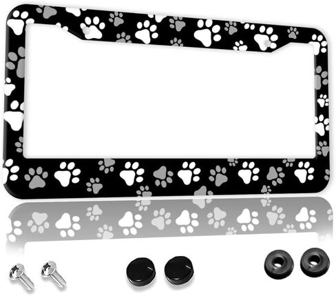 Black American Flag License Plate Frame for Women and Men 1 Pcs Personalise Aluminum Car License Plate Cover Patriotic License Plate Holder 2 Hole Standard USA Auto Tag Frame in Saudi Arabia