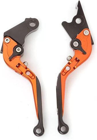 لـ KTM 390DUKE RC390 DUKE 390 ADVENTURE CNC CLUCT LEVER LEVER SET قابلة للطي قابلة للطي أذرع أذرع دراجة نارية (Titanium Orange) in Kuwait