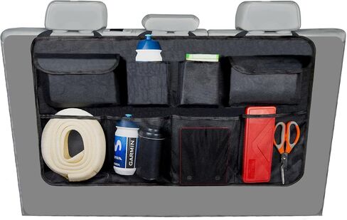 Car Trunk Organizer for SUV Backseat Hanging Storage with 8 Pockets, Heavy-Duty 1680D Oxford Fabric, Foldable Car Organizer for MPV Minivan Sedan, Car Accessories Interior in Saudi Arabia