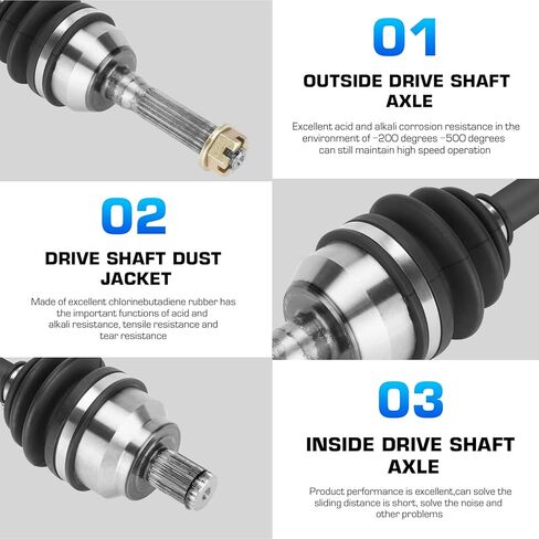 Front Left or Right CV Axle & Wheel Bearing Kit for Polaris Sportsman 570 Forest/X2/SP/Touring, Sportsman 450 ho, Sportsman ETX 2015 2016 2017 2018 2019 2020 2021 2022 in Kuwait