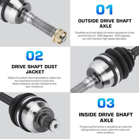 Front Left or Right CV Axle & Wheel Bearing Kit for Polaris Sportsman 570 Forest/X2/SP/Touring, Sportsman 450 ho, Sportsman ETX 2015 2016 2017 2018 2019 2020 2021 2022 in Kuwait