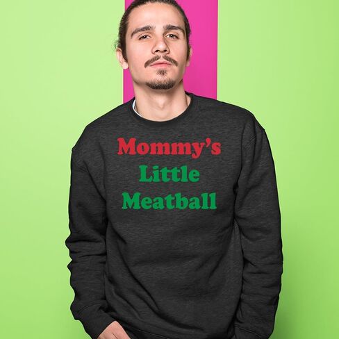 Mommy's Little Meatball Love Island Adult Crewneck Sweatshirt, Soft Fleece, Graphic Pullover in Saudi Arabia