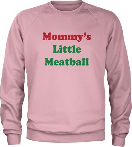 Mommy's Little Meatball Love Island Adult Crewneck Sweatshirt, Soft Fleece, Graphic Pullover in Saudi Arabia