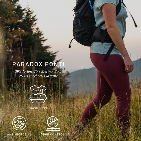 IBEX Women's Enduro Tights | Merino Wool Leggings with Pockets for Women | High Waist Workout Leggings | Thermal Wool Pants in Saudi Arabia