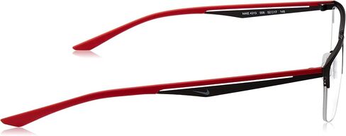 NIKE Eyeglasses 4313 006 Satin Black/University Red in Saudi Arabia