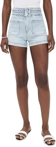 Veronica Beard Jean Women's Elijah Patch Pocket Shorts with Braids in Saudi Arabia