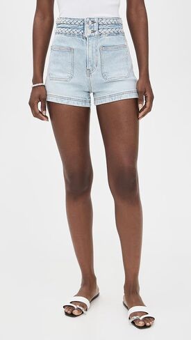Veronica Beard Jean Women's Elijah Patch Pocket Shorts with Braids in Saudi Arabia