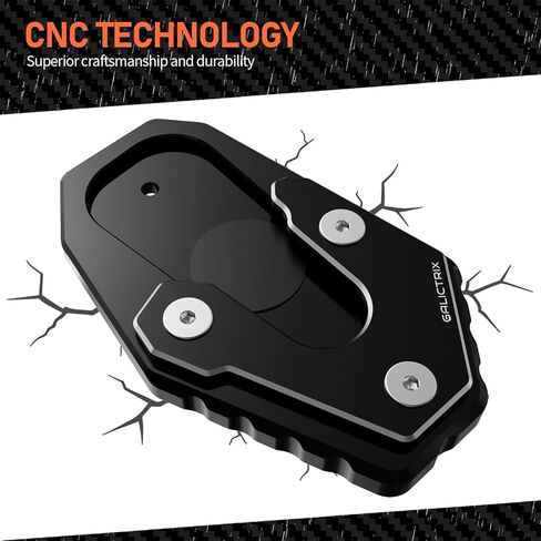 متوافق مع BMW R1200RT R1200 RT 2013-2018 R1250RT R1250 RT 2018-2025 2023 2024 إكسسوارات الدراجات النارية ركيستاند لوحة التمديد جانب القدم (أسود) in Kuwait