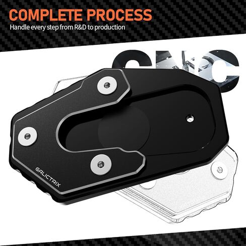 متوافق مع BMW R1200RT R1200 RT 2013-2018 R1250RT R1250 RT 2018-2025 2023 2024 إكسسوارات الدراجات النارية ركيستاند لوحة التمديد جانب القدم (أسود) in Kuwait