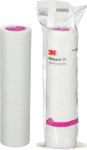 3M™ Medipore™ H Soft Cloth Surgical Tape, single-patient use roll 2866S, 6 inch x 2 yard (15,2cm x 1,8m), 16 Rolls/Case in Saudi Arabia