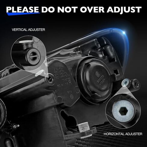 Headlights Assembly - Chrome Housing Headlamps Compatible with Volkswagen VW Passat 2012-2015 - Replacement for 561941006D, 3411131RAS2, and VW2503148 - Passenger Side RH in Saudi Arabia