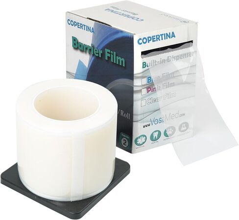 1Roll (1200 Sheets) Dental Grade Barrier Film 4" x 6" by VASTMED | Disposable Protective Plastic Adhesive Barrier Film Tape for Dental, Medical, Tattoo Parlor in Kuwait