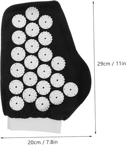 1pair Hand Massager Gloves Acupressure Mitts Spikes for Wrist Hand Massage Yoga Glove Portable Ergonomic Design Unisex Easy to Use in Kuwait