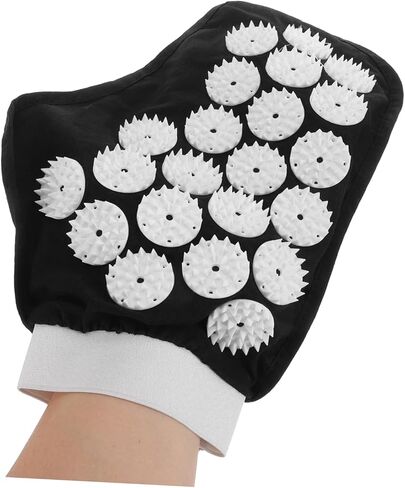 1pair Hand Massager Gloves Acupressure Mitts Spikes for Wrist Hand Massage Yoga Glove Portable Ergonomic Design Unisex Easy to Use in Kuwait