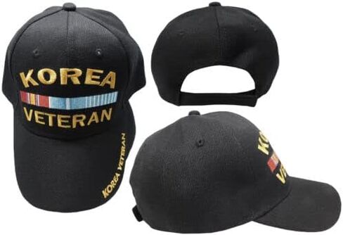 Korea Veteran Ribbons Ball Cap Army Navy USAF Korean War Vet Hat in Saudi Arabia