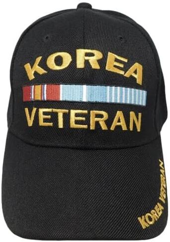 Korea Veteran Ribbons Ball Cap Army Navy USAF Korean War Vet Hat in Saudi Arabia