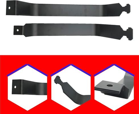 SMMS 2PCS Straps Fuel Tank Straps 578-237 لـ Cadillac Escalade 2002-2014 لـ Chevrolet Avalanche 2007-2013 Suburban Tahoe لـ GMC Yukon XL 2000-2014 ، أشرطة دبابات الغاز تحل محل OE 15745095 22868152 ST2 in Saudi Arabia