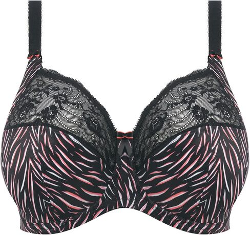 Elomi Women's Plus Size Morgan Banded Underwire Stretch Lace Bra, White, 36K in Kuwait