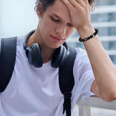 Baseball/Basketball/Football/Soccer Bracelet for Boys Cross Beaded Bracelet Gifts for Son Grandson Players Team Fan Friends,Birthday Christmas Gifts for Men Boys in Kuwait