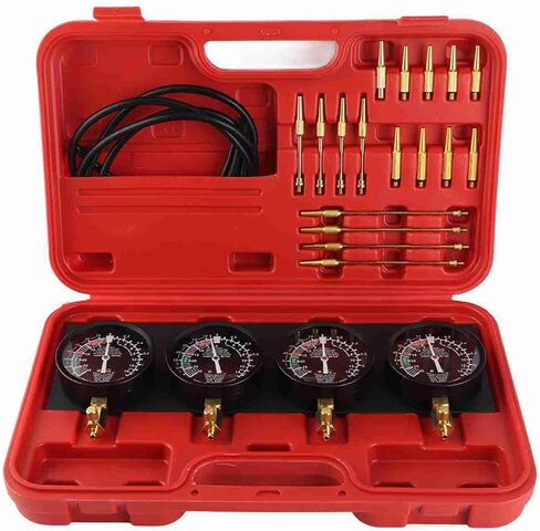 Fuel Vacuum Carburetor Synchronizer Gauges Set 4 Cylinder Balancer Shockproof Tool for Car Motorcycle in Saudi Arabia