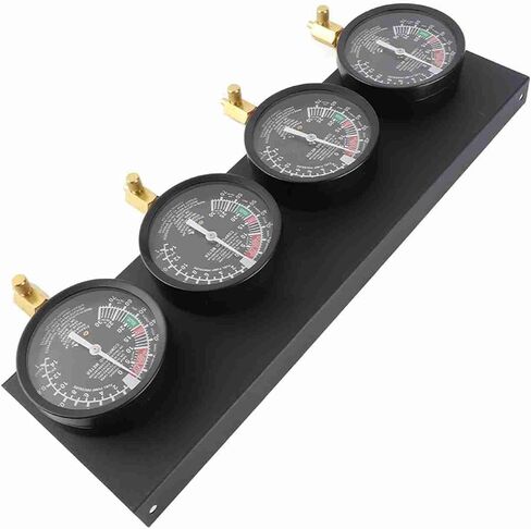 Fuel Vacuum Carburetor Synchronizer Gauges Set 4 Cylinder Balancer Shockproof Tool for Car Motorcycle in Saudi Arabia