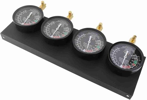 Fuel Vacuum Carburetor Synchronizer Gauges Set 4 Cylinder Balancer Shockproof Tool for Car Motorcycle in Saudi Arabia