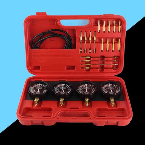 Fuel Vacuum Carburetor Synchronizer Gauges Set 4 Cylinder Balancer Shockproof Tool for Car Motorcycle in Saudi Arabia