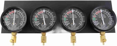 Fuel Vacuum Carburetor Synchronizer Gauges Set 4 Cylinder Balancer Shockproof Tool for Car Motorcycle in Saudi Arabia