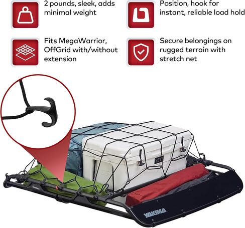 YAKIMA, Stretch Net for Roof Cargo Baskets, Large in Saudi Arabia