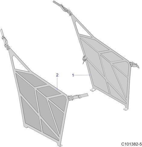 Polaris Ranger Net Side ، يسار ، الجزء الأصلي OEM الجزء 2688036 ، كتي 1 in Kuwait