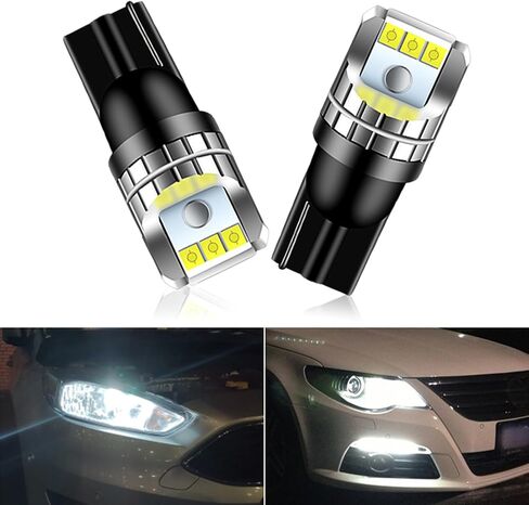 921 LED Bulbs, 912 921 LED Bulb Reverse Light T15 Back up Lights, 6000K Xenon White W16W 906 904 902 Bulb, Super Bright 2835 27-SMD Chipsets, Pack of 2 in Saudi Arabia