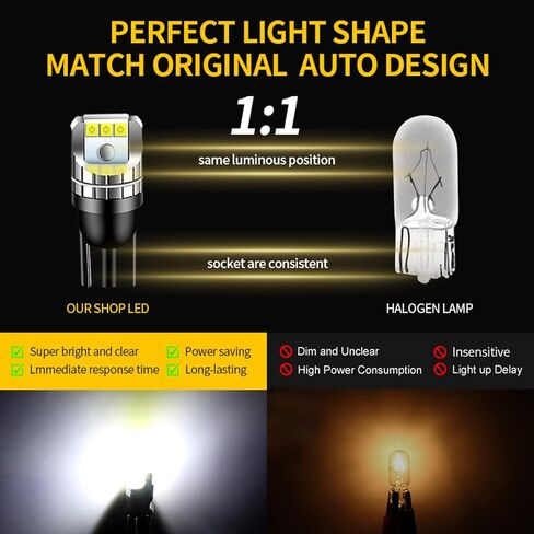 921 LED Bulbs, 912 921 LED Bulb Reverse Light T15 Back up Lights, 6000K Xenon White W16W 906 904 902 Bulb, Super Bright 2835 27-SMD Chipsets, Pack of 2 in Saudi Arabia