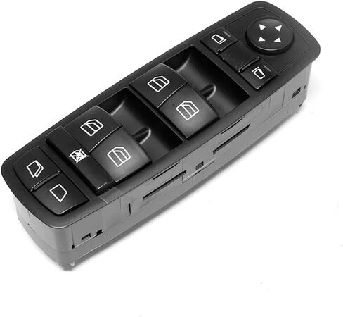 بالنسبة لـ Benz W164 W251 ، فإن مفتاح نافذة الطاقة الكهربائية الكهربائية لـ Mercedes GL ML R Class يمين وحدة التحكم في تبديل مرآة النافذة اليسرى (النموذج D) in Saudi Arabia
