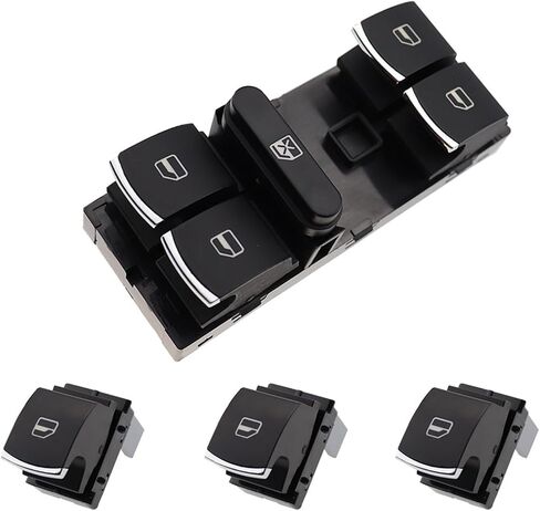 5ND959857 Power Window Master Switch Control Button for VW Jetta Tiguan Golf GTI MK5 MK6 Passat B6 CC for Seat Leon MK2 5ND 959 857(Set) in Saudi Arabia