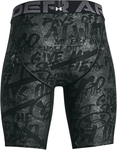 Under Armor Boys 'Alter Ego Heatgear 5 "Lundershorts (US ، Alpha ، كبير ، منتظم ، أسود/رمادي 001) in Saudi Arabia