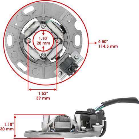 Caltric Stator and Gasket متوافق مع Yamaha YZ250 2000 2001 2002 2003-2021 / YZ250X 2016-2021 in Saudi Arabia