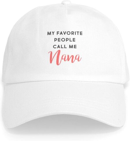 CafePress My Favorite People Call Me Nana Cap Adjustable Baseball Cap in Saudi Arabia