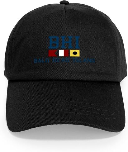 Cafepress Bald Head Island NC Cap Nautical Design Cap قابلة للتعديل in Saudi Arabia