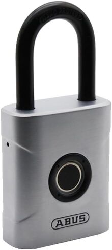 ABUS Touch 57/50 قفل بصمة الإصبع، قفل ذكي للمنزل والمكتب والمزيد، فضي in Saudi Arabia