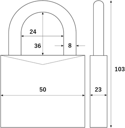 ABUS Touch 57/50 قفل بصمة الإصبع، قفل ذكي للمنزل والمكتب والمزيد، فضي in Saudi Arabia