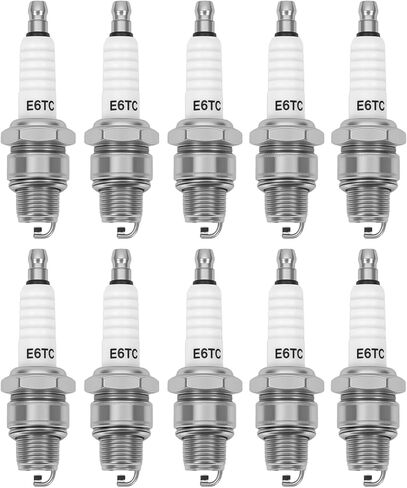E6TC Spark Plug 10 Pack ، PP6HS SPACK PLACK for Predator 79cc Engine Massimo MB100 CK100 SK100 GO KART ، E5TC E6TC E6RC SPACK in Kuwait
