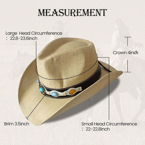 Wildarms Cowboy Hat,Cowgirl Hat,Cowboy Hats for Women/Mens/Straw Wide with Shapeable Brim Western Cowboy Hat for Womens in Saudi Arabia