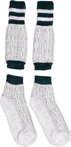 Lederhosen Socks for Men - 2 Piece Loferl Trachten Socks for Oktoberfest and Bavarian Occasions in Kuwait