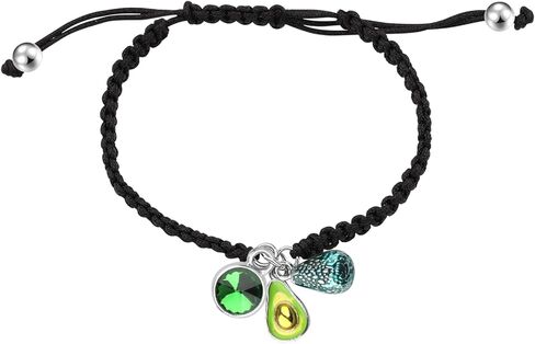 CENWA Avocado Charm Adjustable Bracelet Fruit Avocado Earring Jewelry for Avocado Lovers in Saudi Arabia