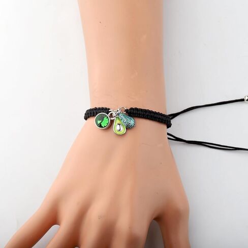 CENWA Avocado Charm Adjustable Bracelet Fruit Avocado Earring Jewelry for Avocado Lovers in Saudi Arabia