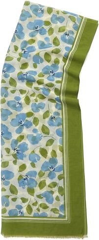 kate spade new york Women's Painterly Bouquet Oblong Scarf, Stylish & Lightweight Fashion Accessory in Saudi Arabia