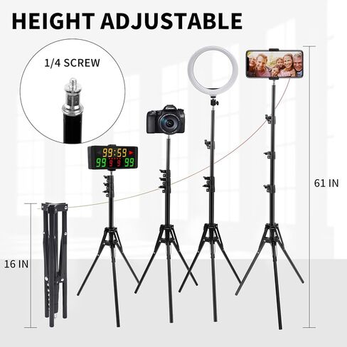 LED Electronic Scoreboard Digital Score Keeper with Remote & Tripod, Portable Electric Scoreboard with Count down/Up Timer & 12/24h Clock for Corn Hole/ping Pong/Table Tennis, Indoor & Outdoor Games in Kuwait