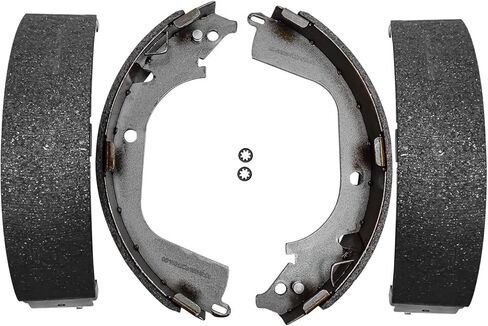 Detroit Axle - Brake Kit for 2008-2013 Chevy Silverado GMC Sierra 1500, 2009 2010 2011 2012, 2 Front Ceramic Brake Pads, 2 Rear Semi-metallic Brake Shoes Replacement in Saudi Arabia
